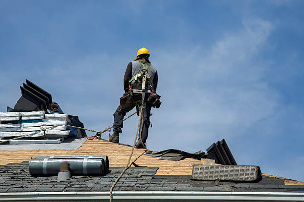 Professional Metal Roofing technician working in Metuchen, NJ